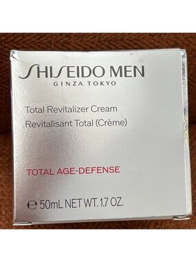 Shiseido Men Total Revitalizer Cream Total Age Defense 1.7oz/50 ml